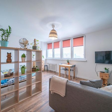 10Th Floor Studio In The City Center Of Wroclaw Apartment Bagian luar foto